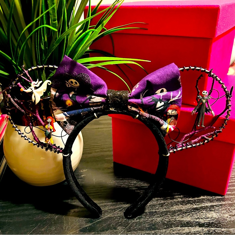Handmade Nightmare Before Christmas Mickey Mouse Ears